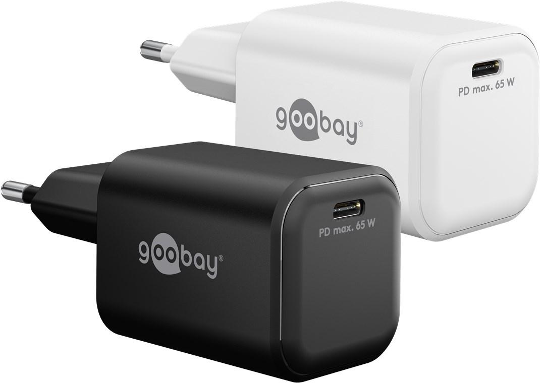 Chargeur rapide USB-C™ PD GaN Nano (65 W) blanc