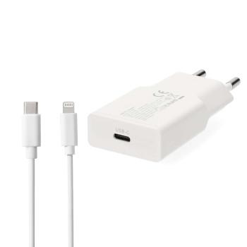 Oplader 20 W GaN PD3.0 Snellaad functie 1.67 / 2.22 / 3.0 A - Nedis