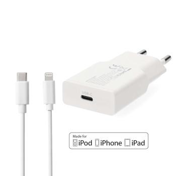 Oplader 20 W GaN PD3.0 Snellaad functie 1.67 / 2.22 / 3.0 A - Nedis