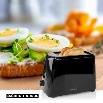 Grille-pain 2 fentes 700 W 6 niveaux de brunissage Amovible - MELISSA