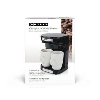 Compact Koffiezetapparaat 2 Porseleinen kopjes 0,25 l 450 W - Butler