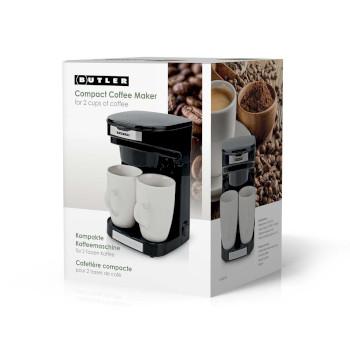 Compact Koffiezetapparaat 2 Porseleinen kopjes 0,25 l 450 W - Butler