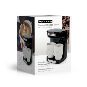 Compact Koffiezetapparaat 2 Porseleinen kopjes 0,25 l 450 W - Butler