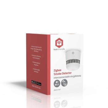 SmartLife Smoke Detector Zigbee 3.0 Battery Powered Sensor life - Nedis