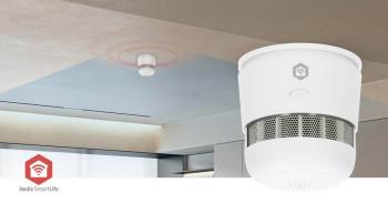 SmartLife Smoke Detector Zigbee 3.0 Battery Powered Sensor life - Nedis