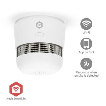 SmartLife Smoke Detector Zigbee 3.0 Battery Powered Sensor life - Nedis