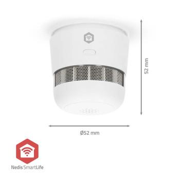 SmartLife Smoke Detector Zigbee 3.0 Battery Powered Sensor life - Nedis