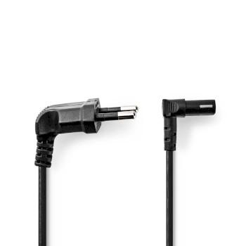 Câble d'alimentation Euro Mâle IEC-320-C7 90 coudé 90 coudé - Nedis
