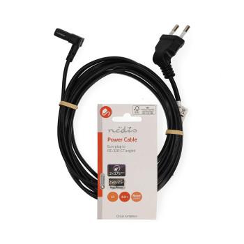 Câble d'alimentation Euro Mâle IEC-320-C7 90 coudé 90 coudé - Nedis