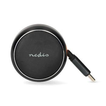 Autolader 30 W 2.4 / 3.0 A Outputs: 1 USB-C™ intrekbare kabel - Nedis