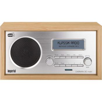 DABMAN 30 Mobiele DAB+ / FM-radio Hout - Imperial
