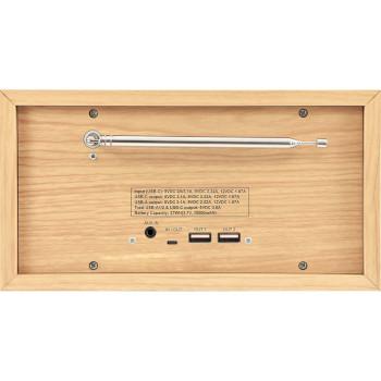 DABMAN 30 Mobiele DAB+ / FM-radio Hout - Imperial