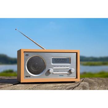 DABMAN 30 Mobiele DAB+ / FM-radio Hout - Imperial