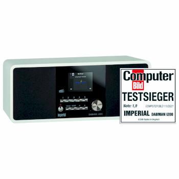 DABMAN i200 Multifunctionele Stereo Radio DAB+ / FM / Internet Wit - Imperial