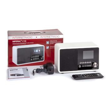 I110 Wi-Fi internetradio met mediaspeler wit - Imperial