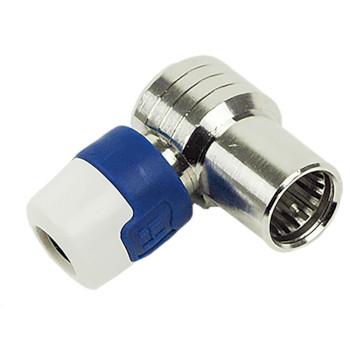 QFA 5 Haakse push on quick F connector Shopconcept - Hirschmann