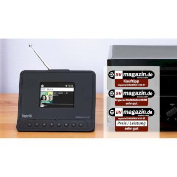 DABMAN i410 BT Compact Hybride Radio DAB+ / FM / Internet / Bluetooth Zwart - Imperial