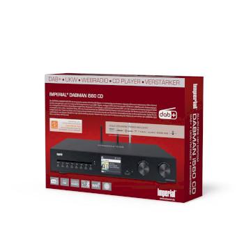 DABMAN i560 CD Système HiFi tout-en-un avec amplificateur et lecteur CD - Imperial