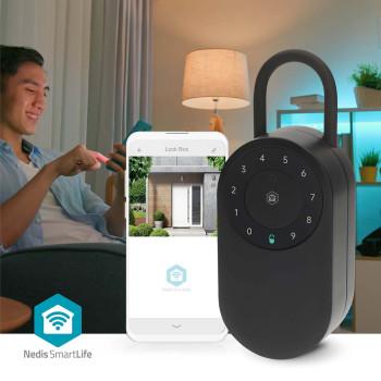 SmartLife-sleutelkluis Bluetooth® Buitenshuis Digit IP65 Zwart - Nedis