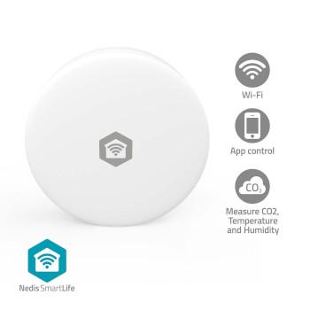 SmartLife Luchtkwaliteitsmonitor Wi-Fi Koolstofdioxide (CO2) / - Nedis