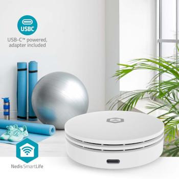 SmartLife Moniteur de Qualité de l'Air Wi-Fi Dioxyde de Carbone (CO2) / - Nedis