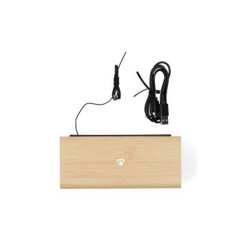 Radio-réveil LED USB-C™ Femelle FM Fonction Snooze Minuterie de sommeil - Nedis
