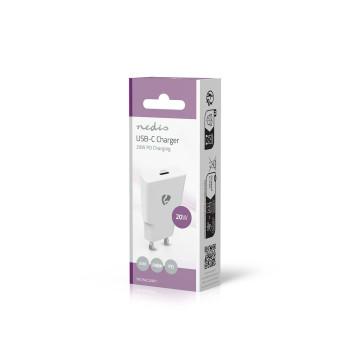 Oplader 20 W GaN PD3.0 1.67 / 2.22 / 3.0 A Outputs: 1 USB-C™ - Nedis