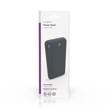 Powerbank 10000 mAh 1.5 / 1.67 / 2.0 / 2.22 / 3.0 A Sorties : 3 - Nedis