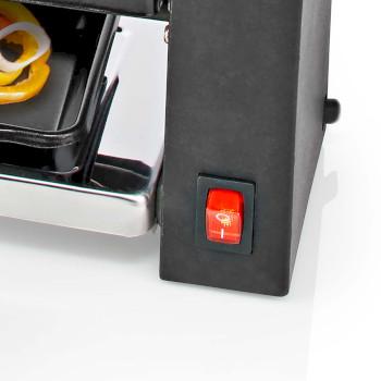 Raclette / Gourmetstel 2 Personen 400 W 23 x 10 cm Anti-aanbaklaag - MELISSA