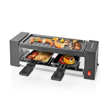 Raclette / Gourmetstel 2 Personen 400 W 23 x 10 cm Anti-aanbaklaag - MELISSA