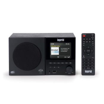 DABMAN-120BK DAB+, Radio FM avec BT, RC - Imperial