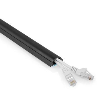 Kabelmanagement Buis 1 Stuks Maximale kabeldikte: 12 mm PVC Zwart - Nedis