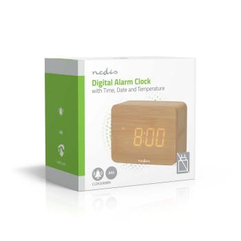 Digitale Tafelklok LED Achtergrondverlichting Snoozefunctie - Nedis