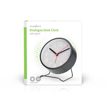 Analoge Tafelklok Snoozefunctie Stil uurwerk Zwart - Nedis