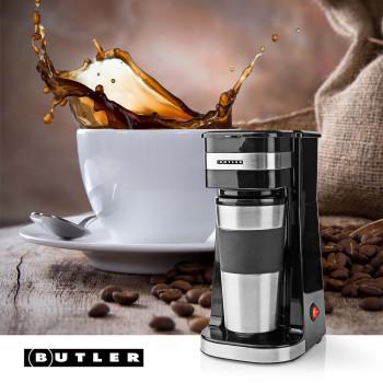 Cafetière une tasse 0,4 l 750 W Tasse de voyage isotherme - Butler