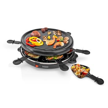 Raclette / Appareil à raclette 6 personnes 800 W Ø 29 cm Revêtement antiadhésif - MELISSA