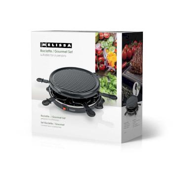Raclette / Appareil à raclette 6 personnes 800 W Ø 29 cm Revêtement antiadhésif - MELISSA