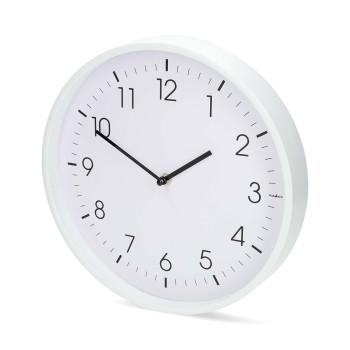 Wandklok Diameter: 300 mm Kunststof Stille beweging Wit - Nedis