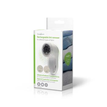 Peluchons & Bouloches Lithium-Ion Intégré Vêtements / Textile Blanc - Nedis