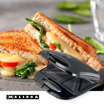 Sandwichmaker 750 W Sandwichplaten Automatische temperatuurregeling - MELISSA