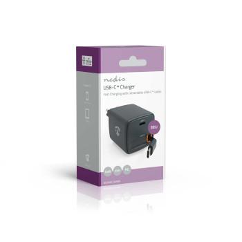 Oplader Met intrekbare kabel 30 W GaN PD3.0 30W 1.5 / 2.0 / 2.5 - Nedis