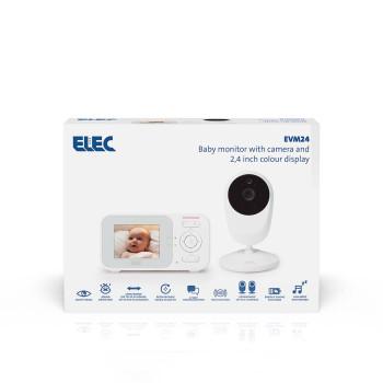 Babyfoon met camera met 2,4 inch kleurenscherm, nachtzicht en - ELEC