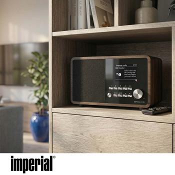 I110 (V2) Wi-Fi internetradio met mediaspeler en Bluetooth® - Wood Look - Imperial