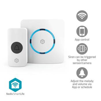 SmartLife Gong RF, frequentie 433 MHz / Wi-Fi Netvoeding 60 - Nedis