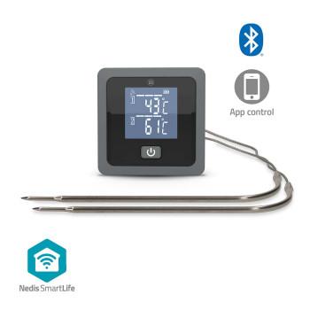 SmartLife Meat Thermometer Bluetooth 2 Sondes - Nedis
