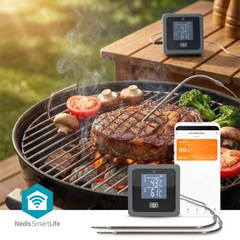 SmartLife Meat Thermometer Bluetooth 2 Sondes - Nedis