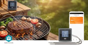 SmartLife Meat Thermometer Bluetooth 2 Sondes - Nedis