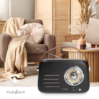 Radio FM Modèle Portable Bluetooth® / FM Alimenté par batterie / Alimenté par USB - Nedis