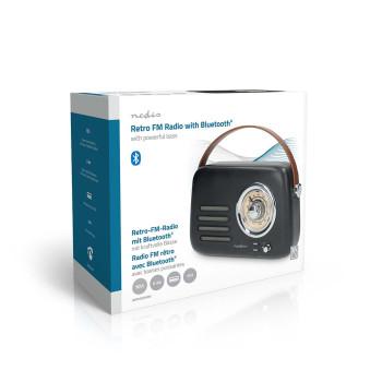 Radio FM Modèle Portable Bluetooth® / FM Alimenté par batterie / Alimenté par USB - Nedis