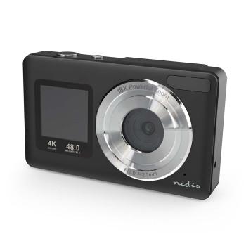 Digitale Fotocamera Dubbel scherm 48 MPixel 4K@30fps 5 MPixel CMOS - Nedis